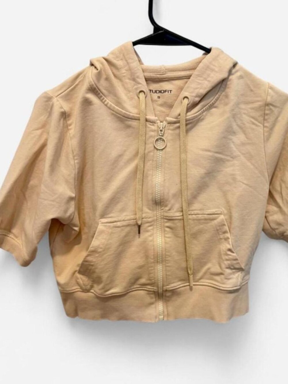 Studiofit by Westside Hooded Cropped Jacket - Pale Peach